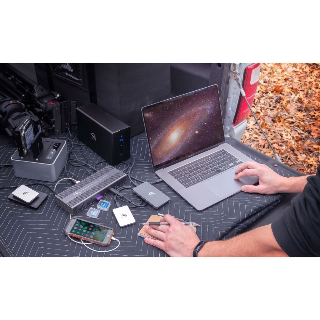 OWC Thunderbolt Go Dock with USB 2.0 Port, HDMI 2.1 Port and 2.5 Gigabit Ethernet Port (Space Gray)