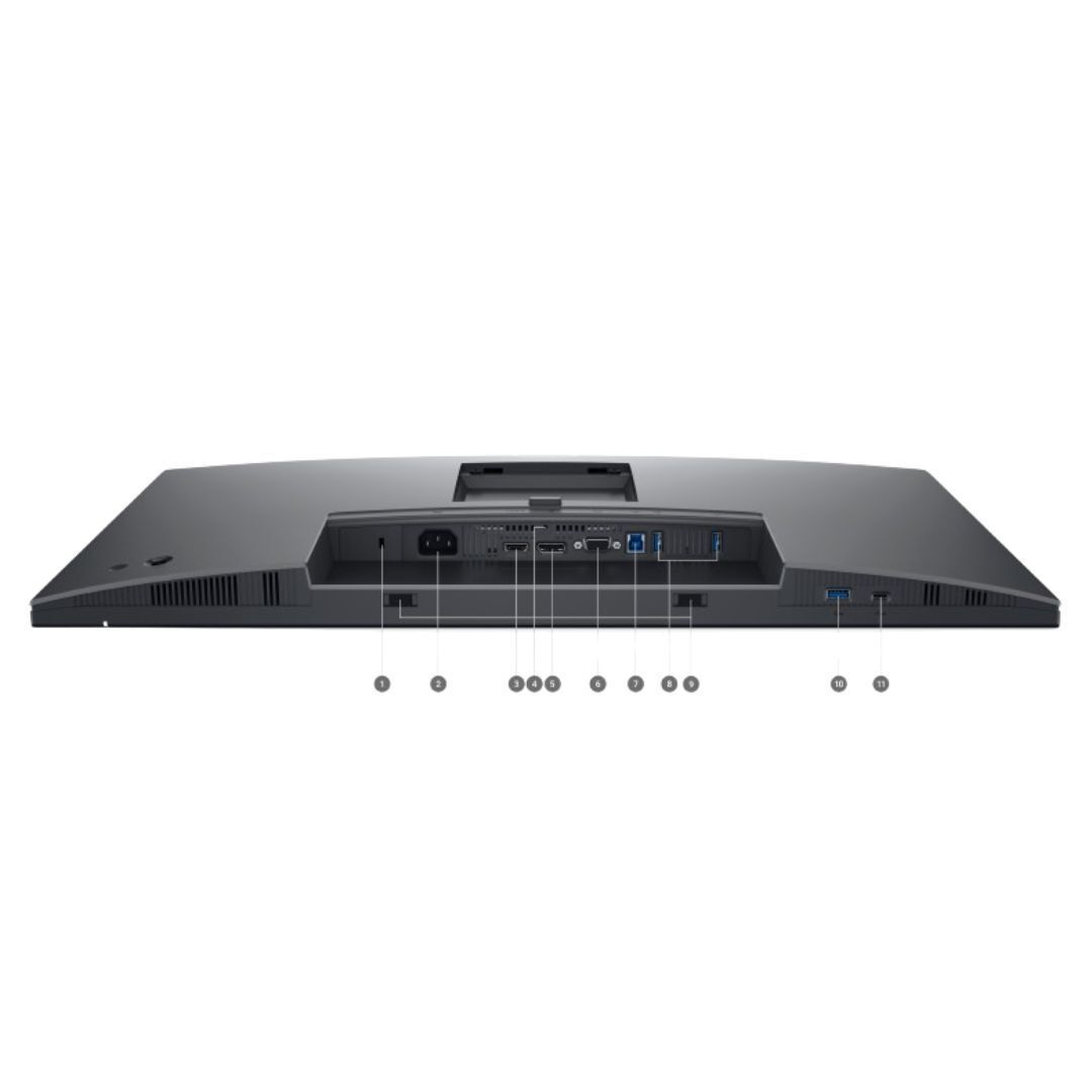 Dell 27-Inch FHD IPS LED Monitor with Eye Comfort and VGA, USB, and HDMI Ports (Black and Silver)