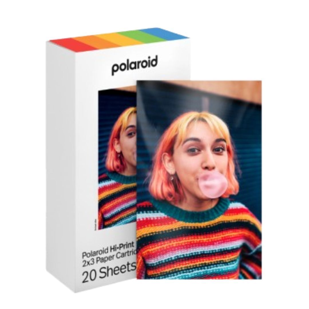 Polaroid 2x3 Sticky-Backed Paper Cartridge for Polaroid Hi-Print Pocket Photo Printer (20-Sheets)
