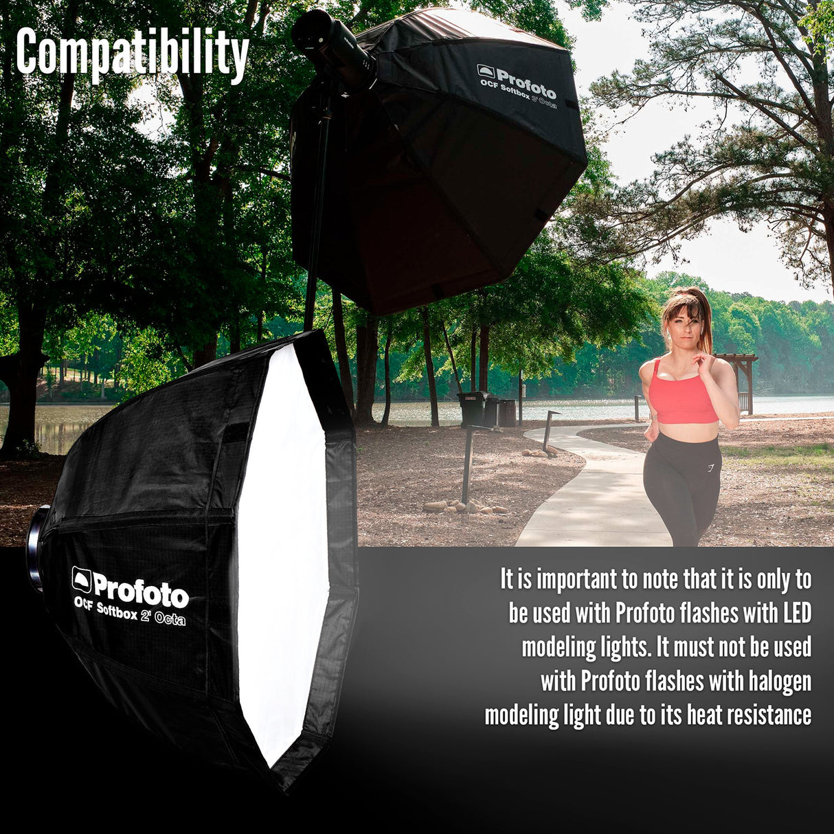 Profoto OCF Compact and Lightweight 3-Feet Softbox Octa with SoftGrid 50-Degree 3-Feet Octa Bundle