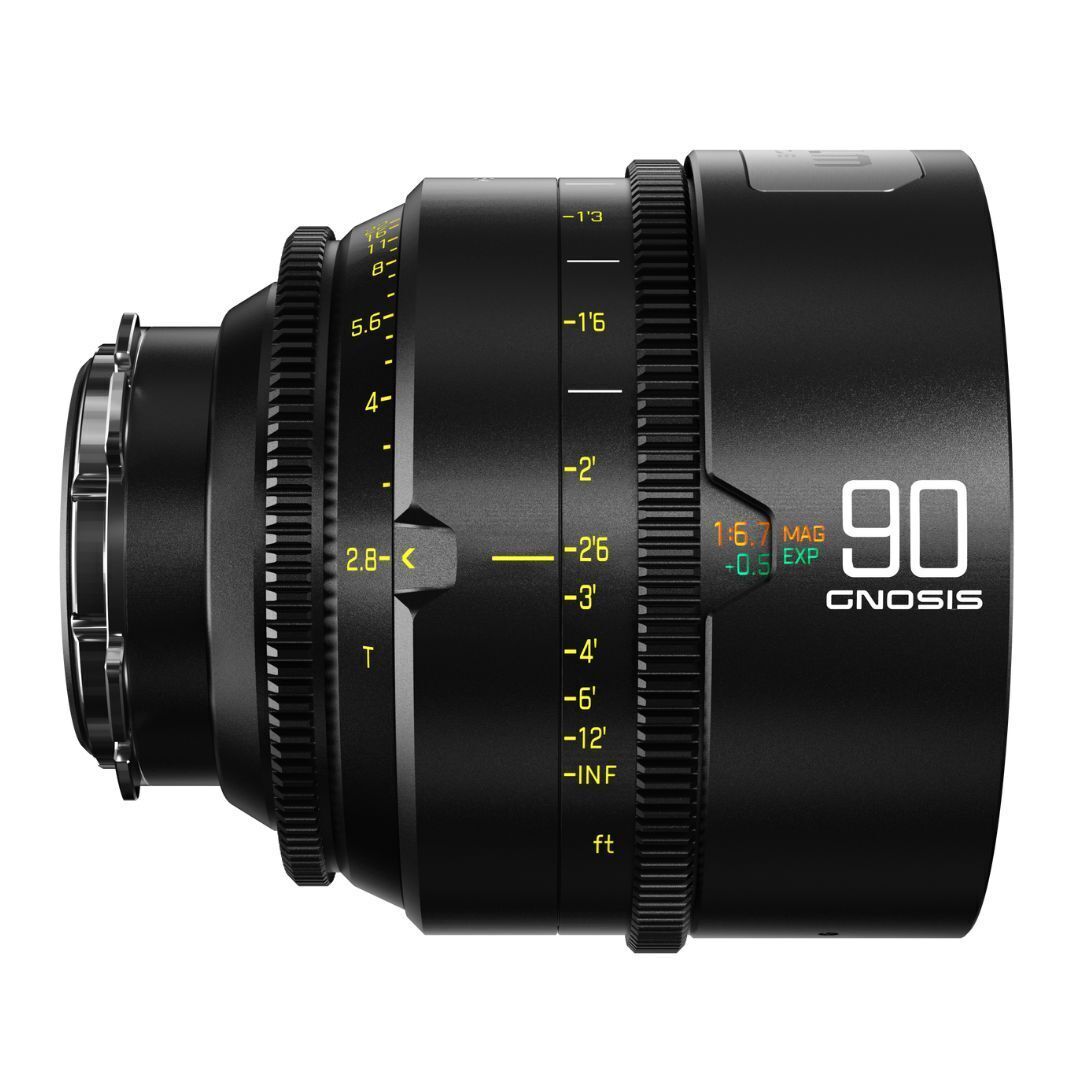 DZOFilm Gnosis 90mm VV T2.8 Macro Cine Lens with 1.5x Magnification (LPL, PL, EF, Black)