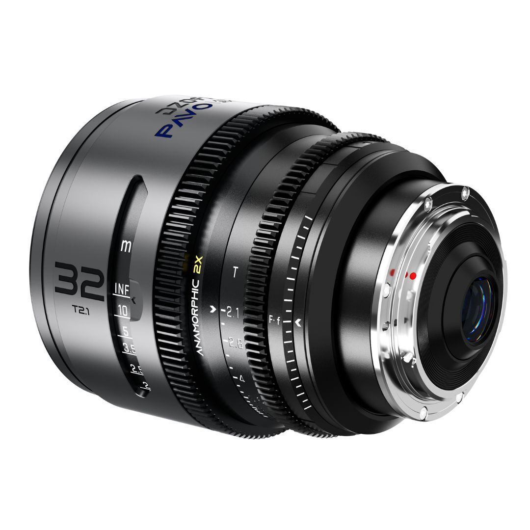 DZOFilm PAVO 32mm Anamorphic 2x T2.1 Blue Coating PL or EF Mount Lens (Space Gray and Black)