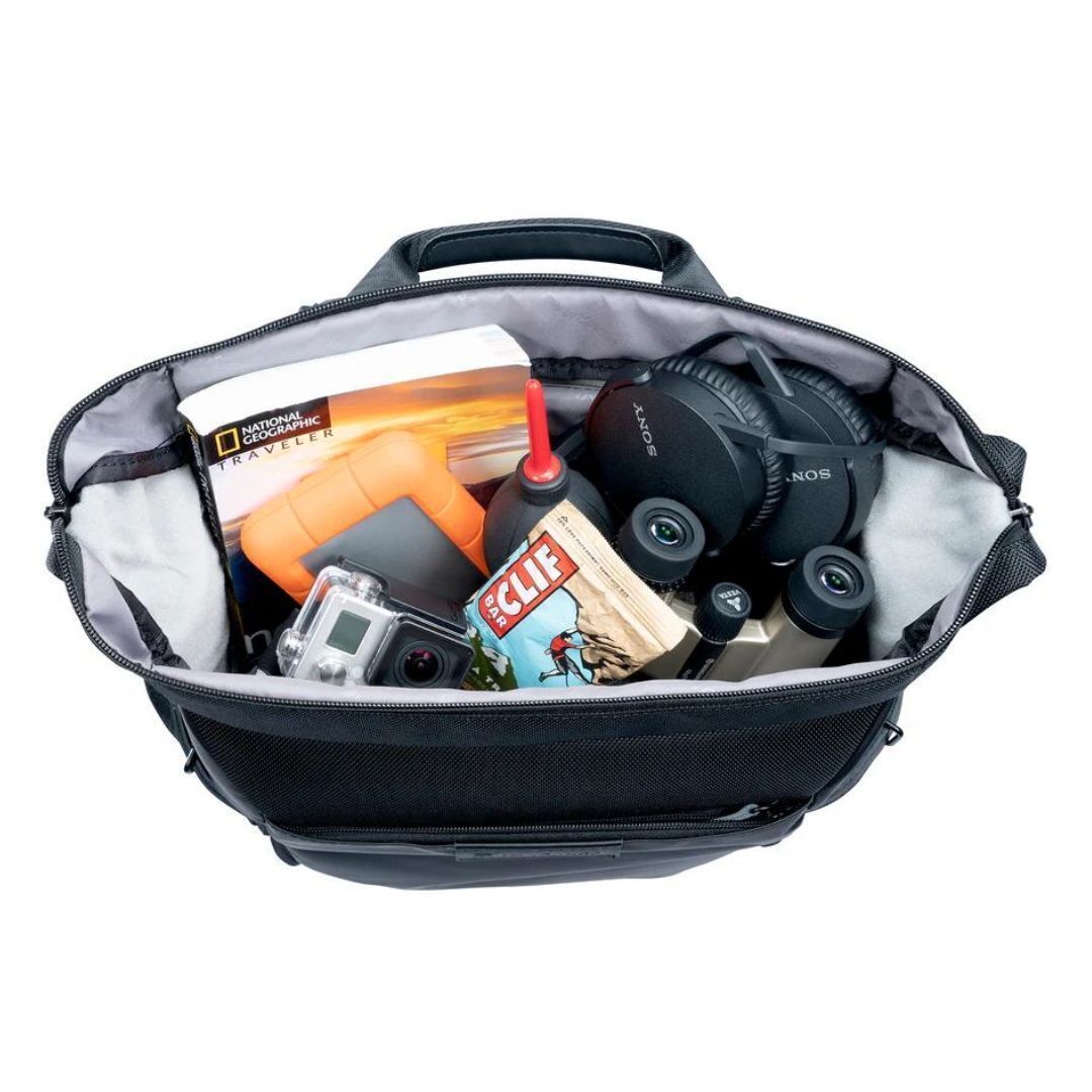 Vanguard VEO Select 49 Incognito Backpack and Shoulder Bag for DSLR Cameras with Dividers (Black)