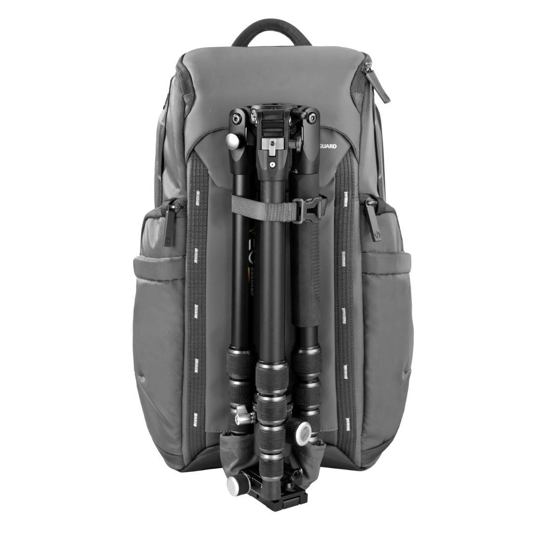 Vanguard VEO Adaptor R48 Rear Access Backpack with USB Port and Ergonomic Harness System (Gray)