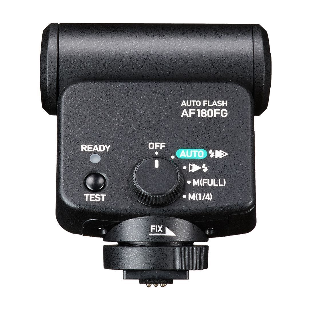 PENTAX AF180FG Auto Flash with Built-In Wide-Angle Panel and Weather-Resistant Construction (Black)