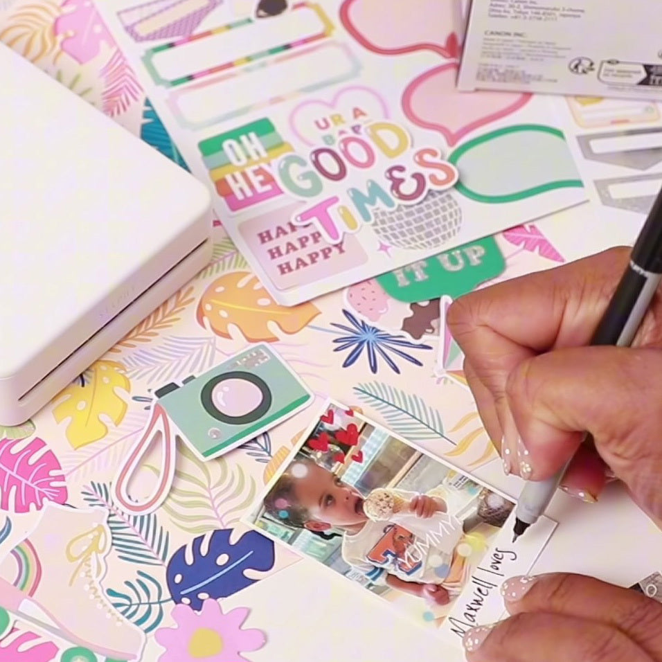 Canon SELPHY QX20 Compact Photo Printer (White)