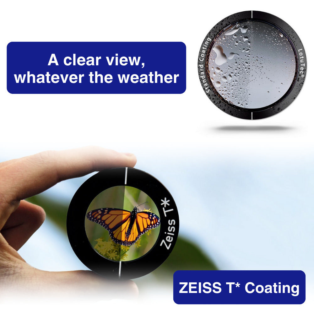 Zeiss 8x42 Terra HD Schott ED Glass Binoculars (Green) with Zeiss Lens Cleaning Kit Bundle