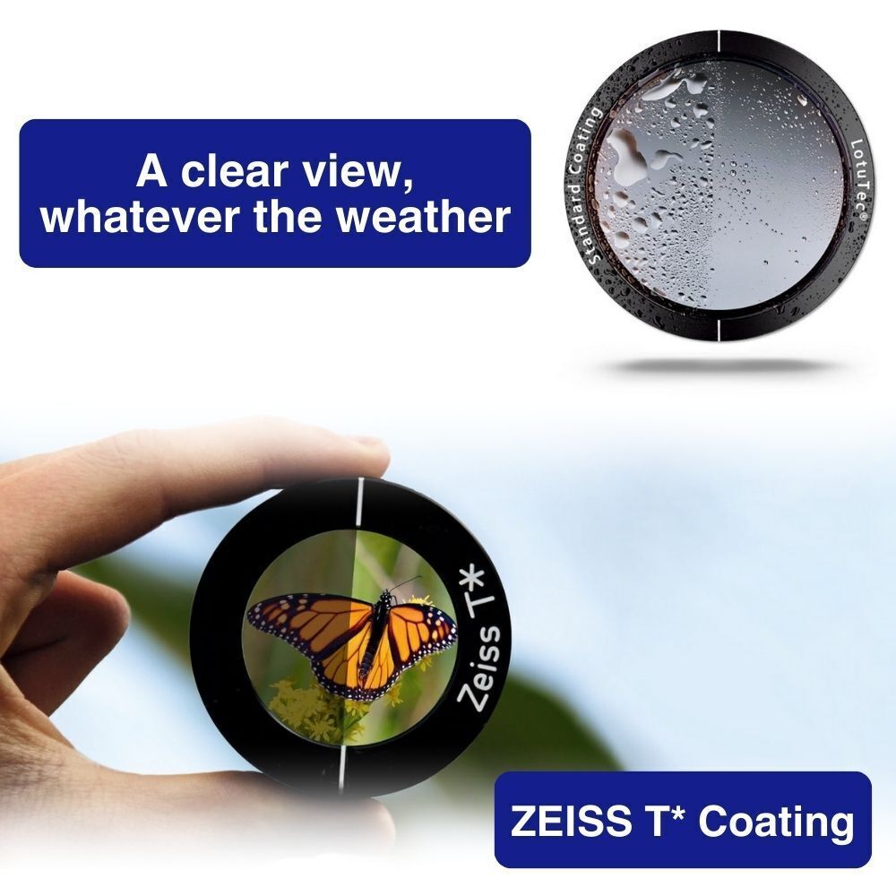 Zeiss Conquest HDX 10x32 Binocular with 90 Percent Light Transmission (Black) Bundle