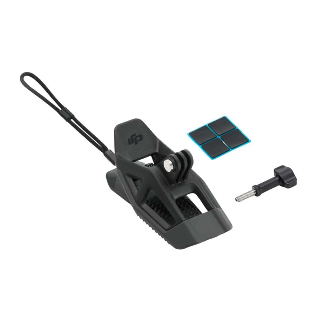 DJI Osmo Helmet Chin Mount Clip for Secure Mounting Compatible with Osmo Action 5 Pro Camera