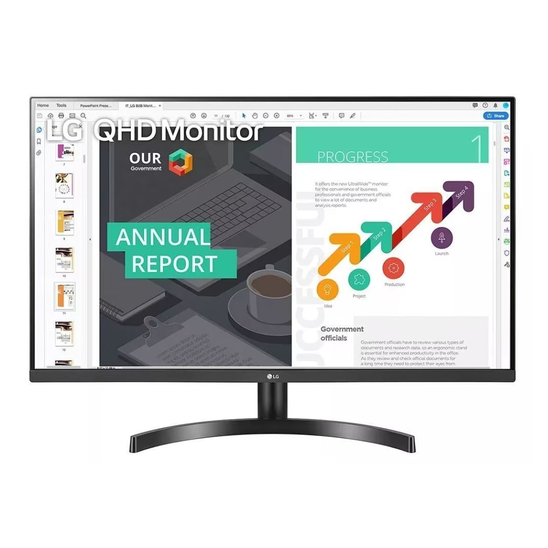 LG QHD IPS with HDR 10 Compatibility and AMD FreeSync 32-Inch Computer Monitor (Black)