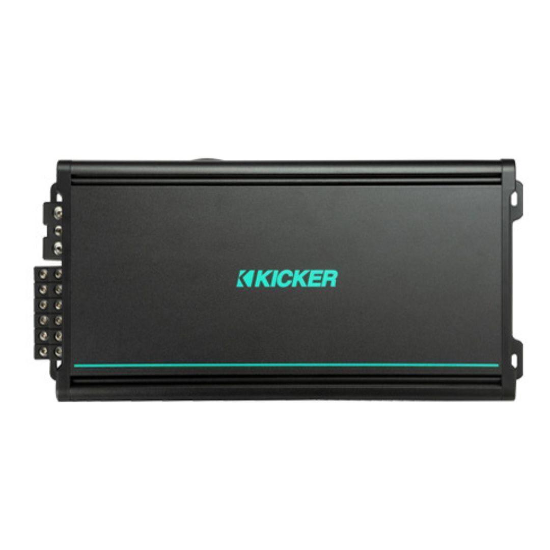 Kicker KMA600.6 Marine Stereo Six-Channel Amplifier with KickEQ Variable 6dB Bass Boost (Black)