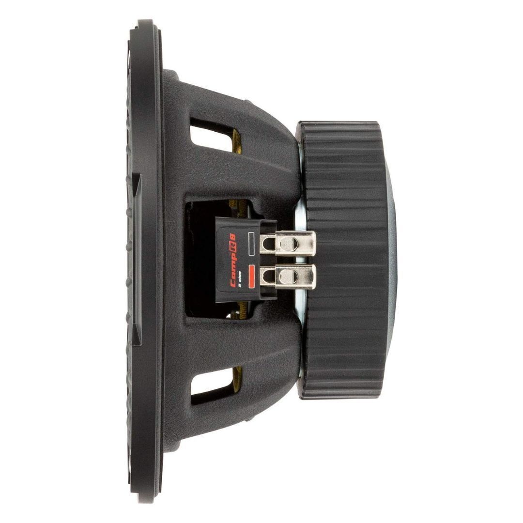 Kicker CompR 8-Inch 2-Ohm DVC Red Double Stitch Subwoofer with SoloKon Technology (Black)