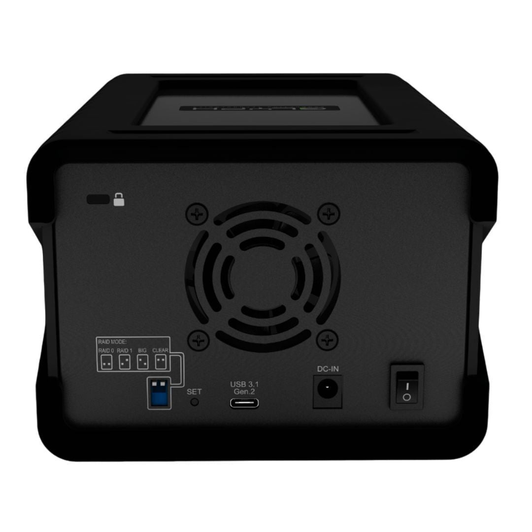 Glyph Blackbox Pro Raid Desktop Drive with USB-C 3.1 Gen2 Interface and 7200 RPM (40TB, Black)