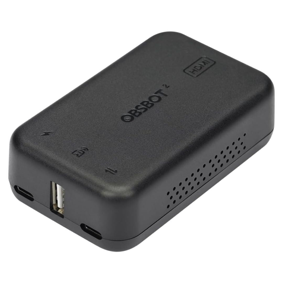 OBSBOT UVC to HDMI 2nd Gen Low Latency Adapter with Decoding Solution (Black)