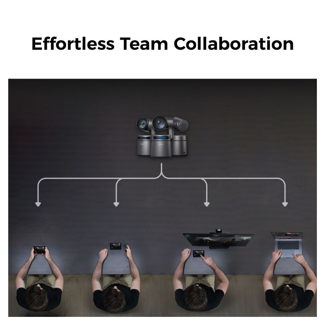 OBSBOT Talent Multi-Cam All-In-One Live Streaming Studio with 5.4-Inch Touchscreen Monitor (Black)