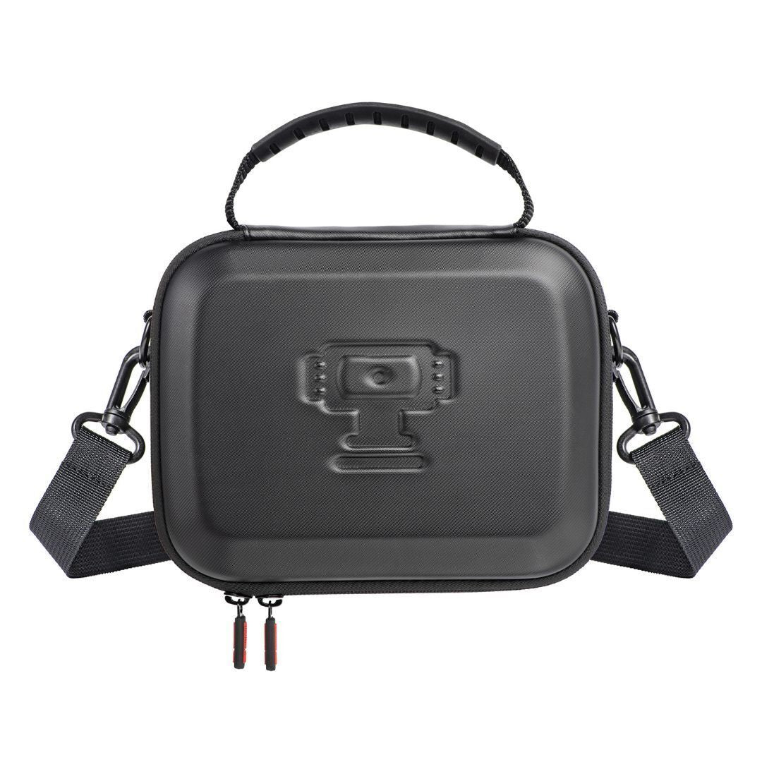 STARTRC PU Storage Bag for DJI Osmo Pocket 3 Action Camera with Water-Resistant Design (Black)