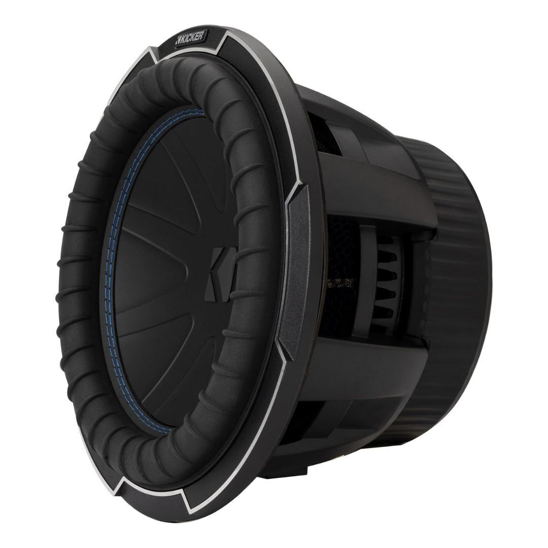 Kicker CompQ 10-Inch Subwoofer with DVC 2-Ohm, Forced-Air Cooling, and Increased Power Handling
