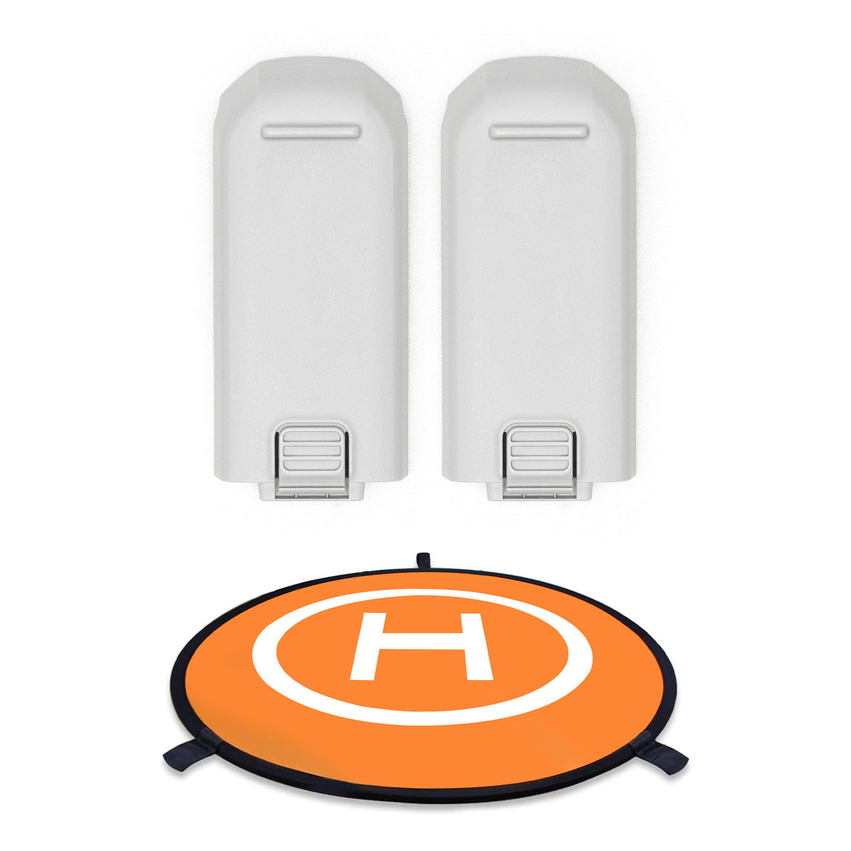 DJI Neo Intelligent Flight Battery (2-Pack) with 30" Double-Sided Drone Landing Pad Bundle