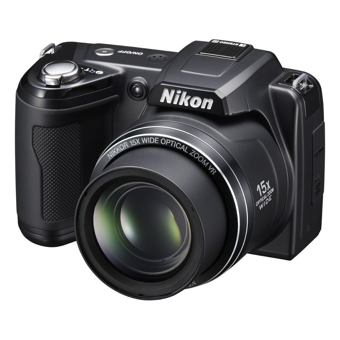 Nikon COOLPIX L110 Digital Camera with 12.1 MP Sensor and 15x Optical Zoom Lens (Black, Refurbished)