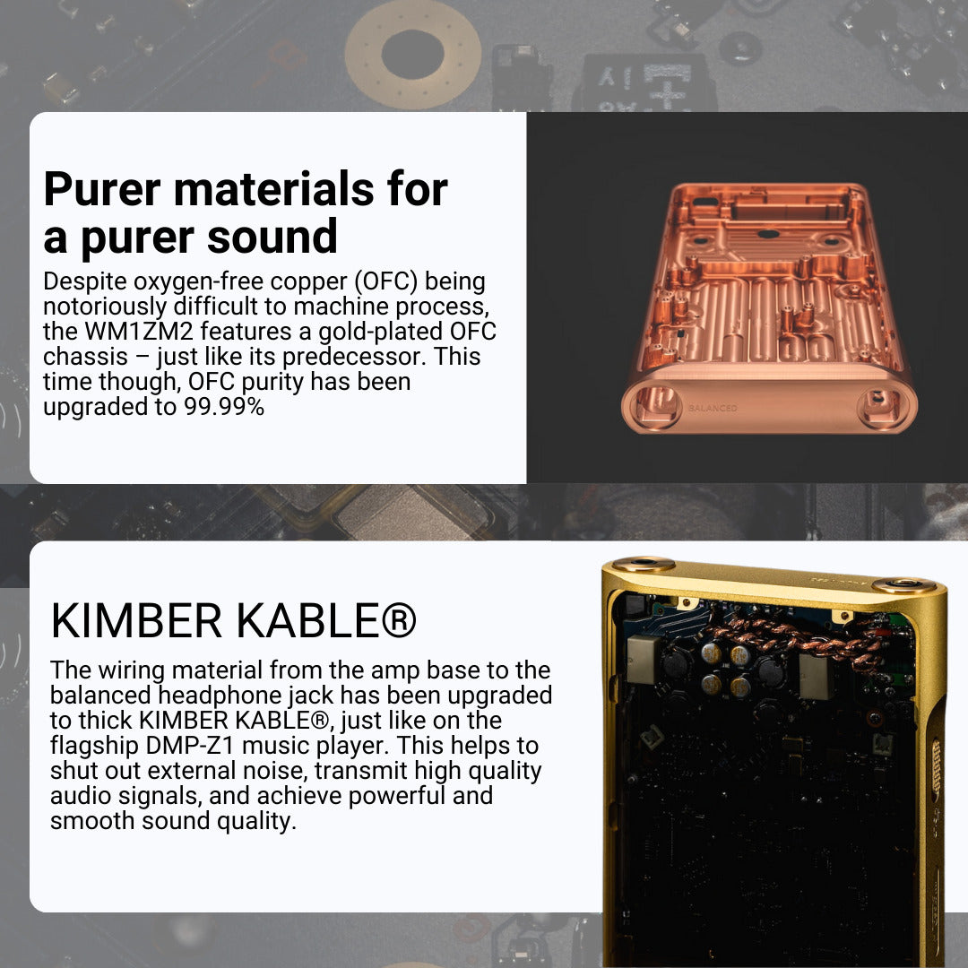 Sony NW-WM1ZM2 Signature Series Walkman with Sony MDR-Z1R Signature Series Headphones Bundle