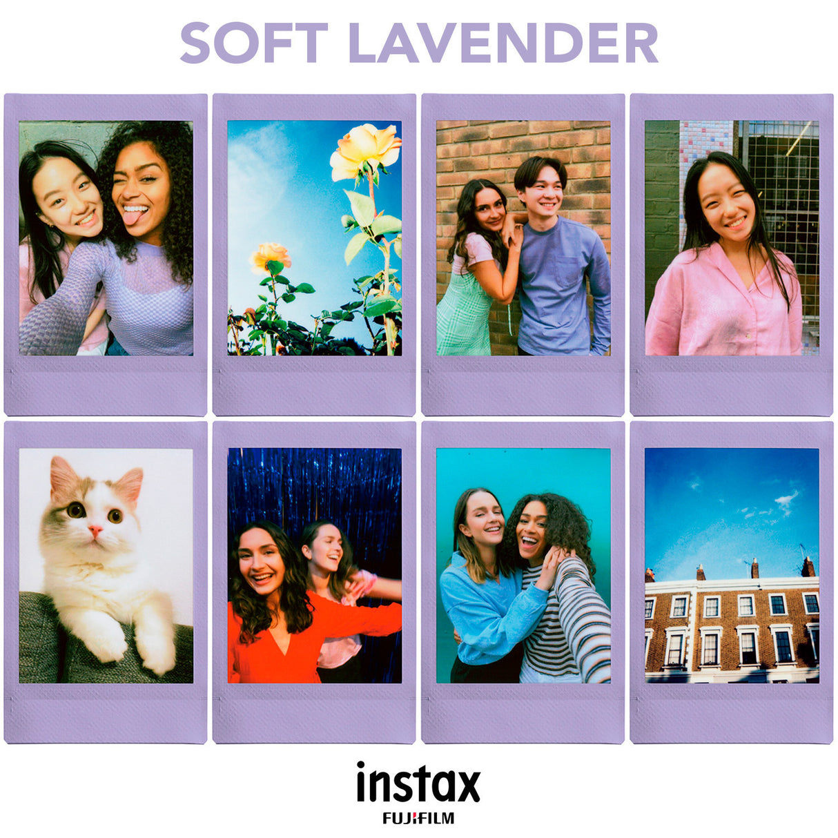 Fujifilm INSTAX MINI Soft Lavender Instant Print Film for INSTAX PAL Camera (5-Pack) Bundle