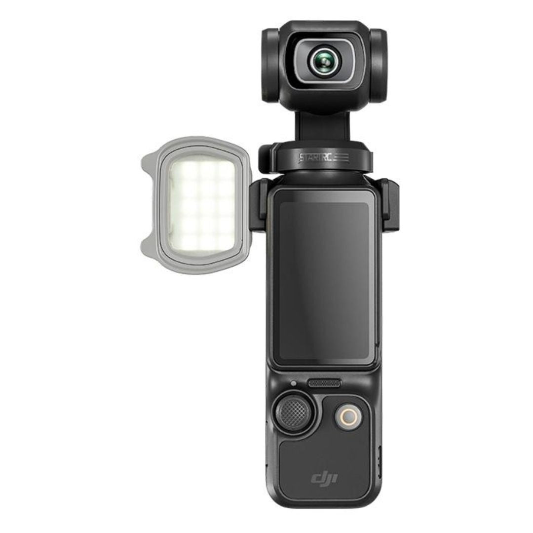 STARTRC Magnetic Fill Light with Bracket for DJI Pocket 3 with USB Charging and Portable Size (Gray)