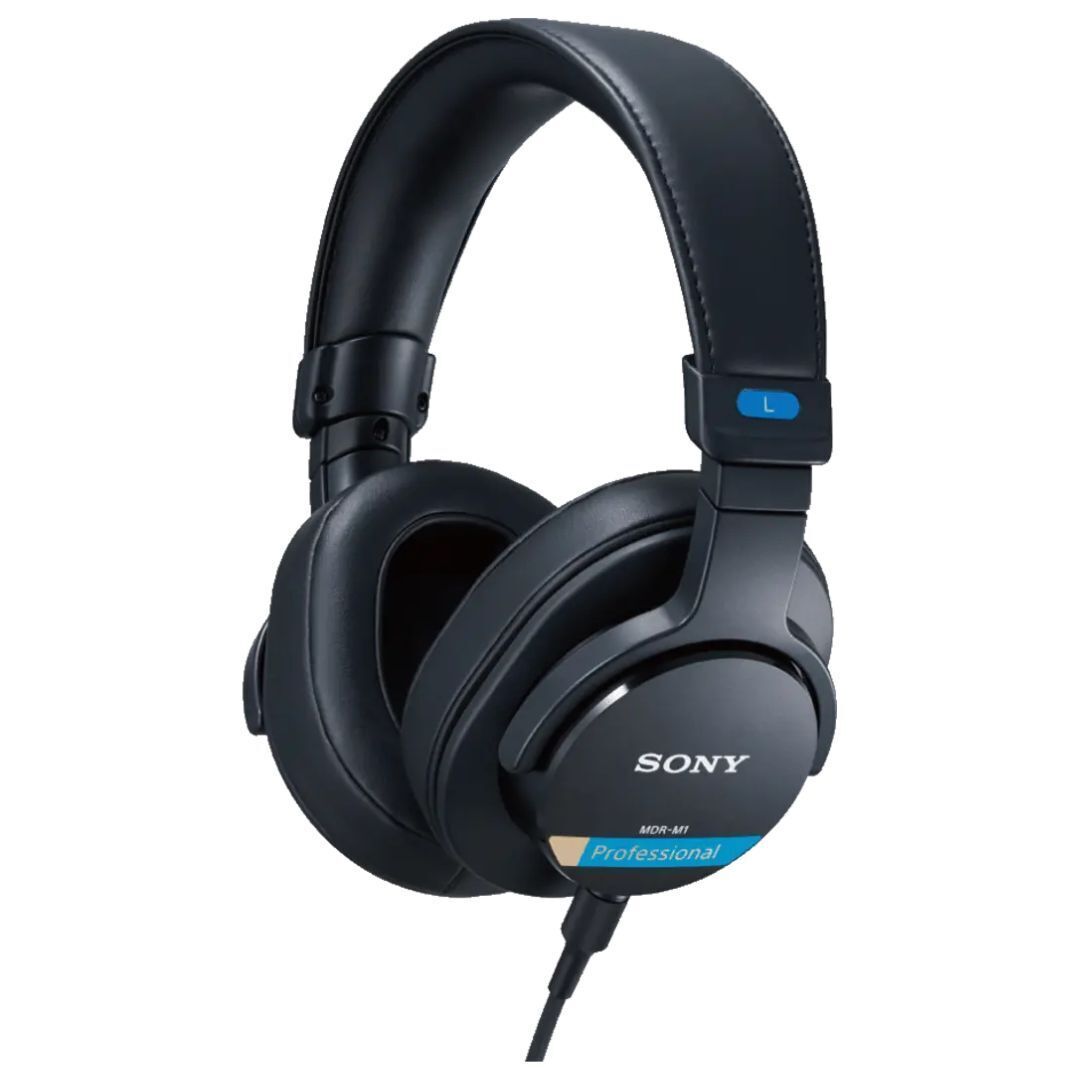 Sony MDR-M1 Professional Reference Closed Dynamic High-Fidelity Monitor Headphones (Black)