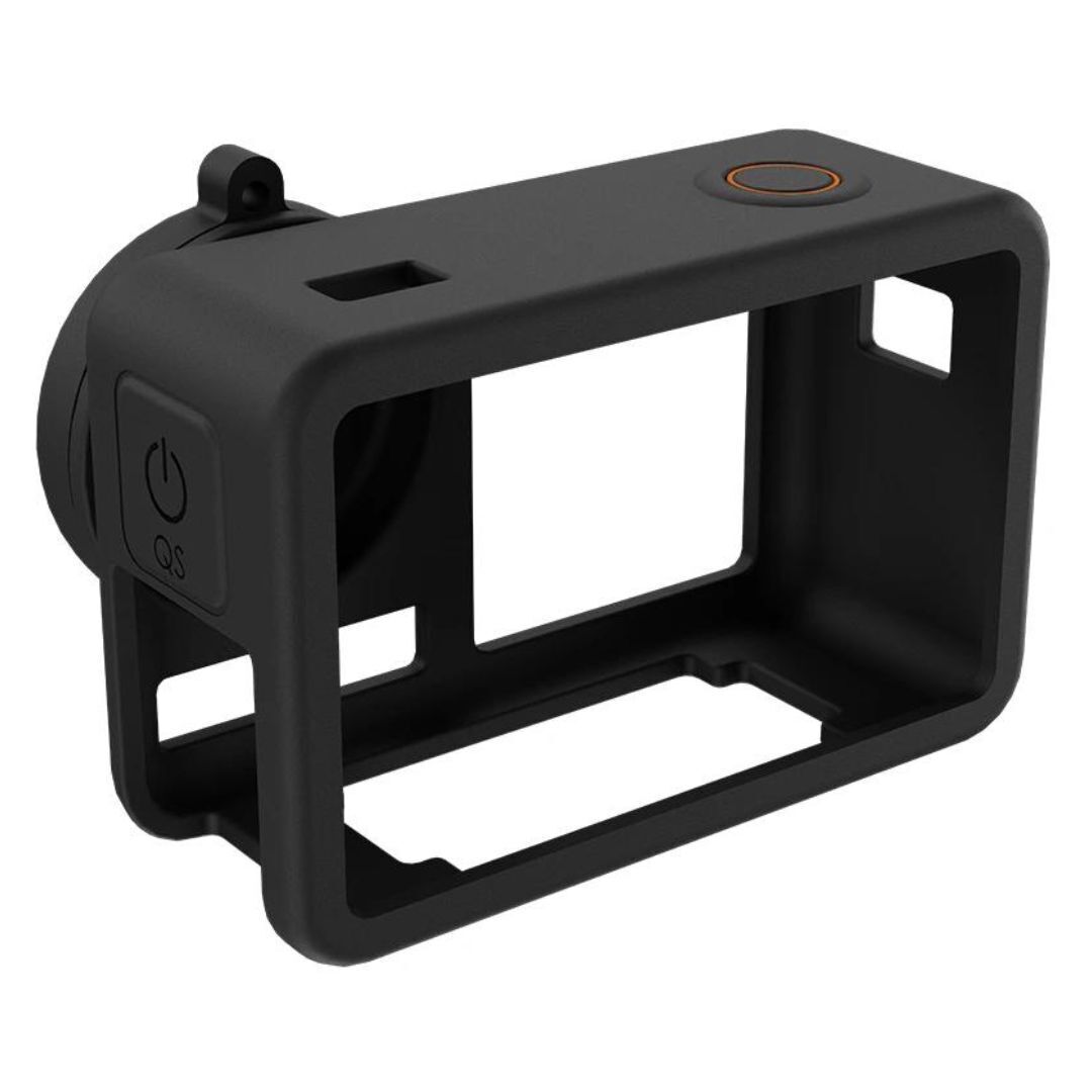 STARTRC Protective Camera Lens Silicone Case for DJI Action 5Pro Action 4 and 3 Cameras (Black)