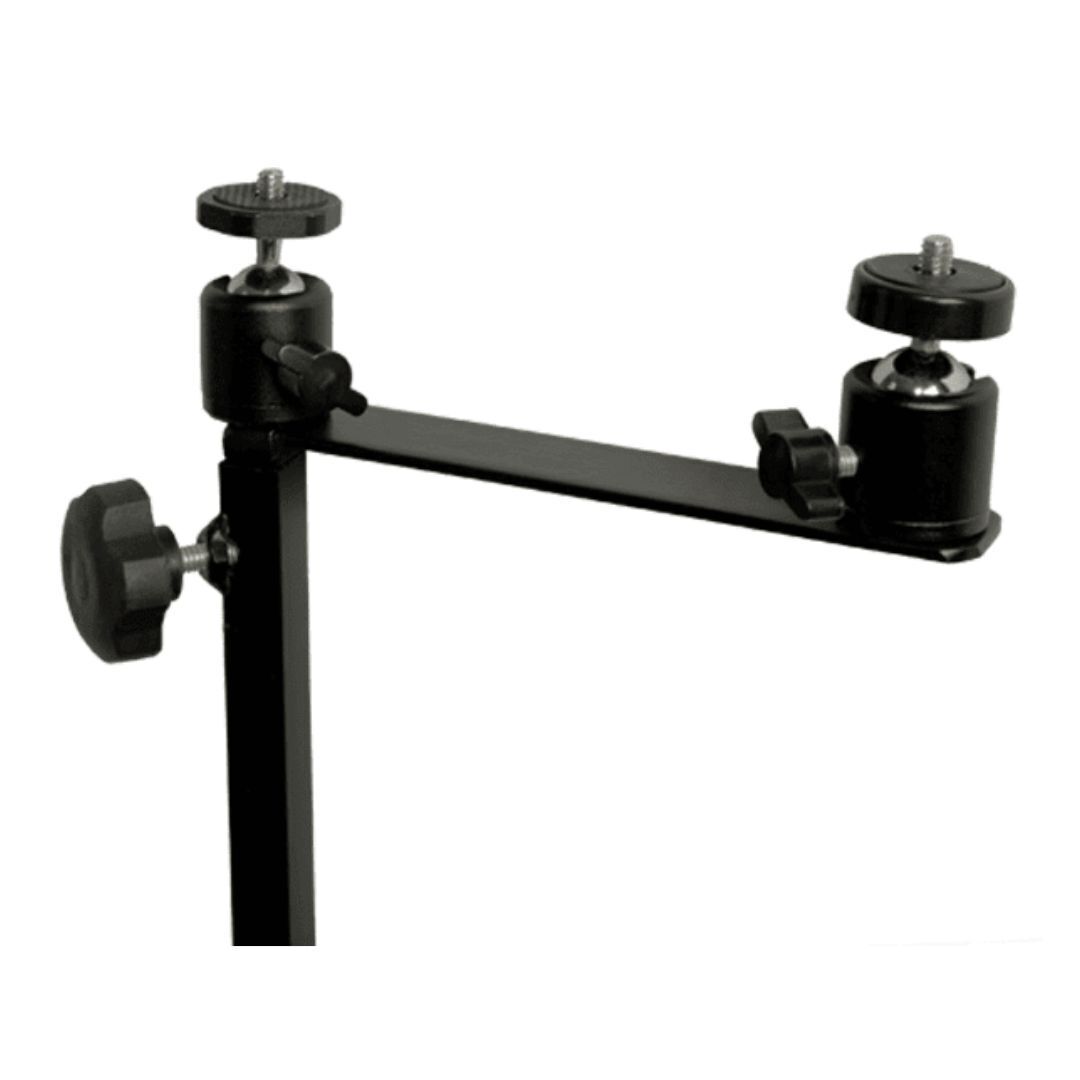 Muddy Dual Camera Ground Mount with Threaded Receiver and Steel Construction (Black)