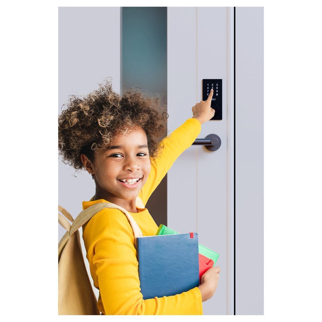 Lorex Bluetooth Deadbolt Smart Lock with Touchpad, 2-Layer Encryption, and Lorex App Support (Black)