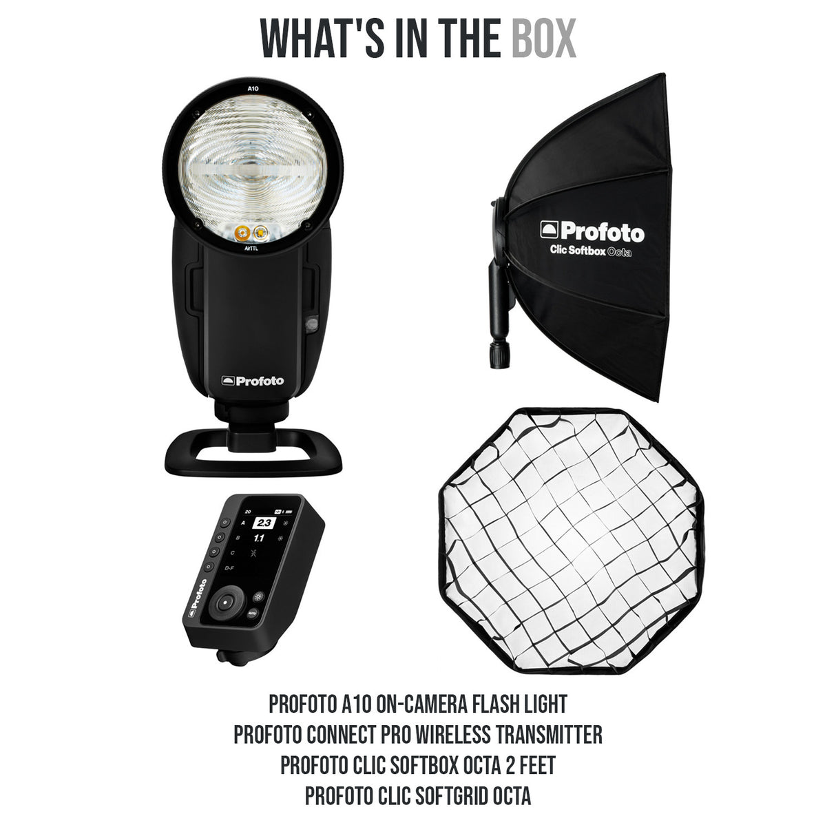 Profoto A10 On-Camera Flash Light for Sony with Profoto Connect Pro Wireless Transmitter Bundle
