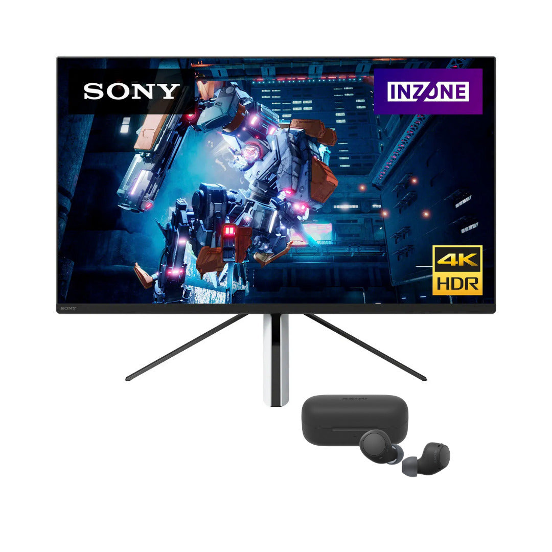 Sony SDM-U27M90 27-Inch INZONE M9 4K HDR 144Hz Gaming Monitor with Gaming Sony INZONE Earbuds Bundle