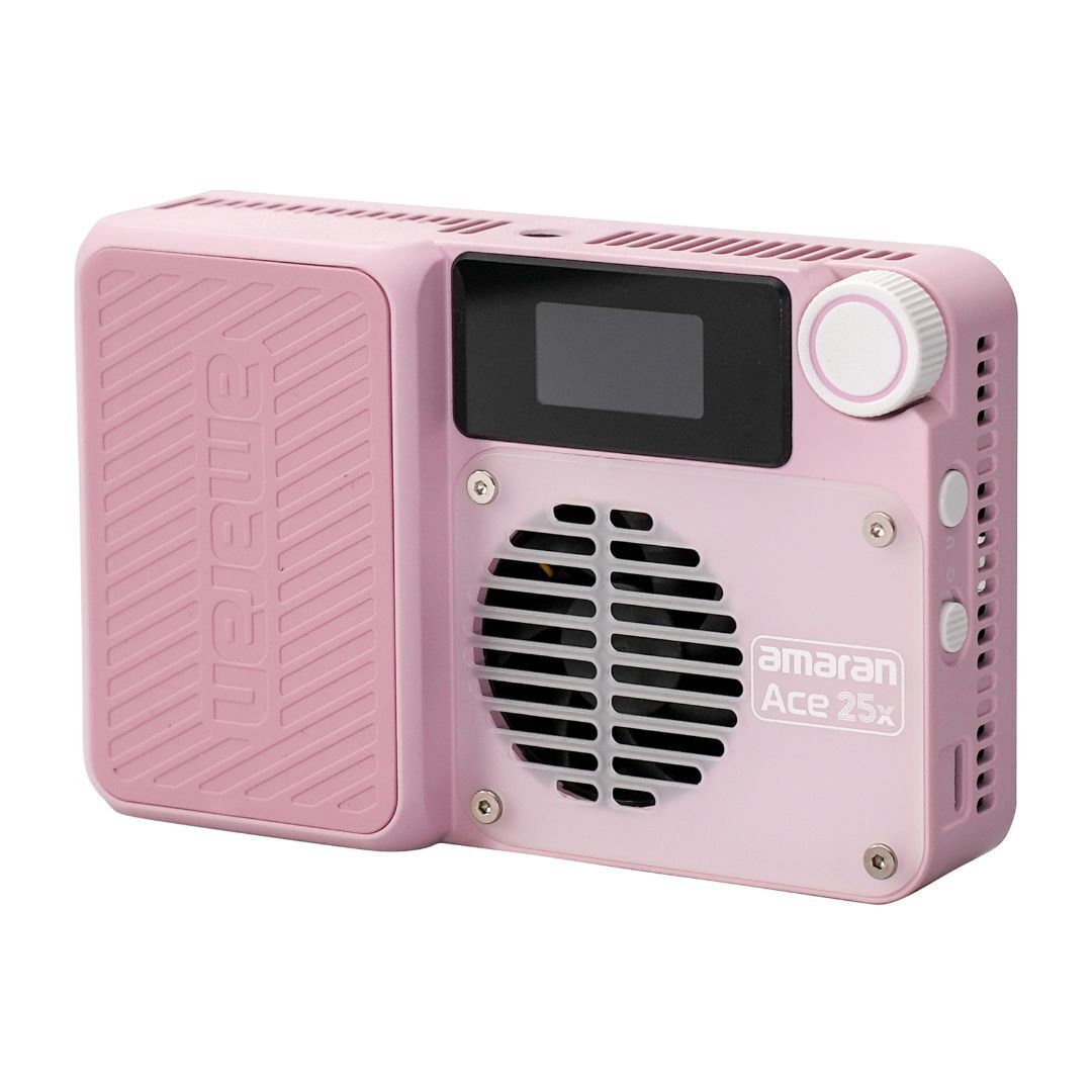amaran Ace 25x Bi-Color LED Light with Ace Lock Quick-Release Mount and Optical Design (Pink)