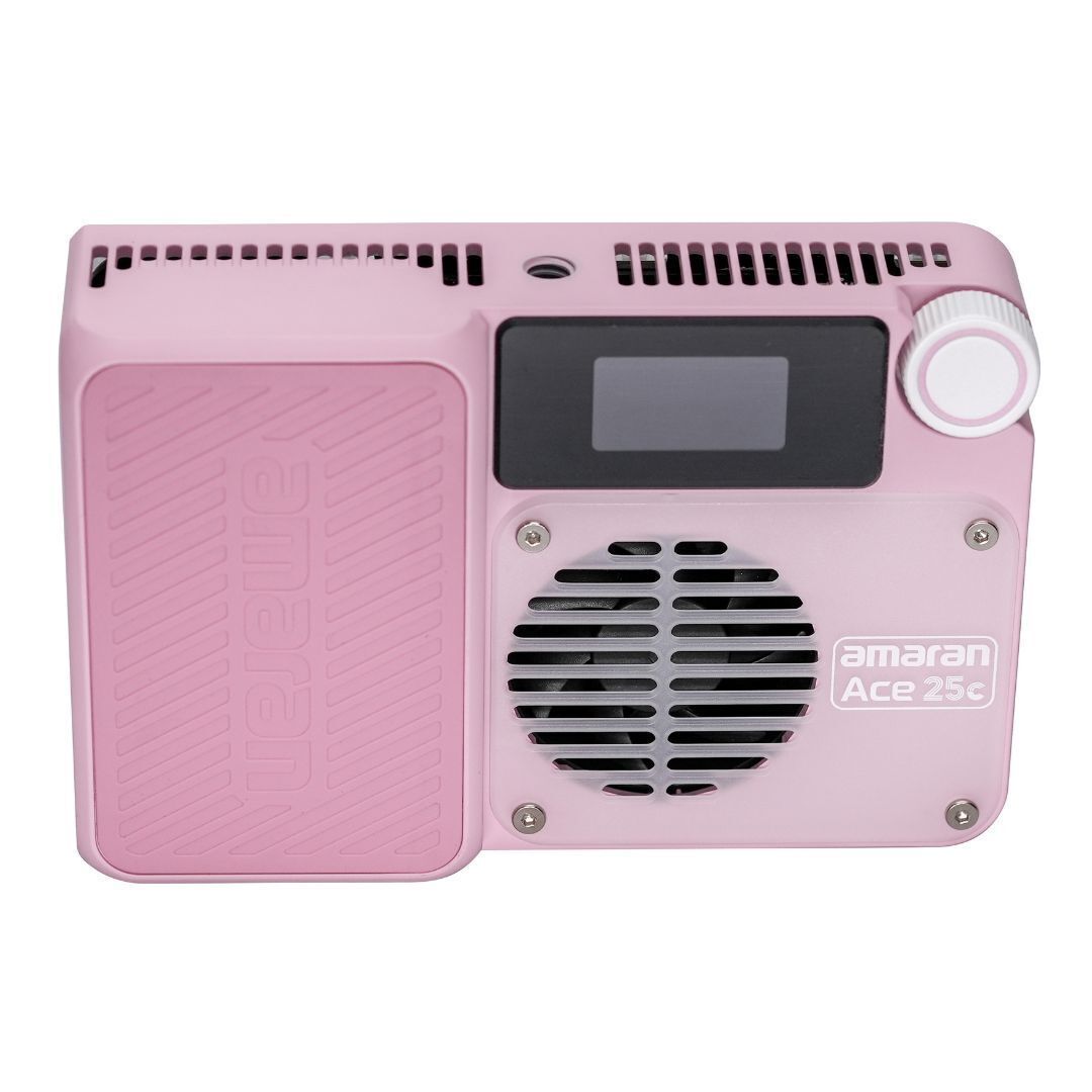 amaran Ace 25c Travel Ready Compact LED Light Creator Kit with Long-Lasting Battery (Pink)