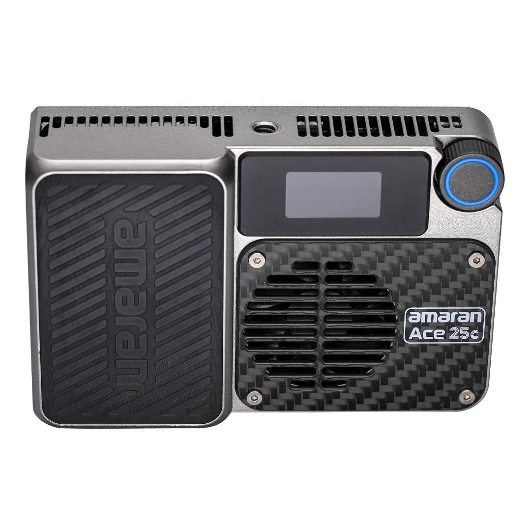 amaran Ace 25c Travel Ready Compact LED Light Creator Kit with Long-Lasting Battery (Silver)
