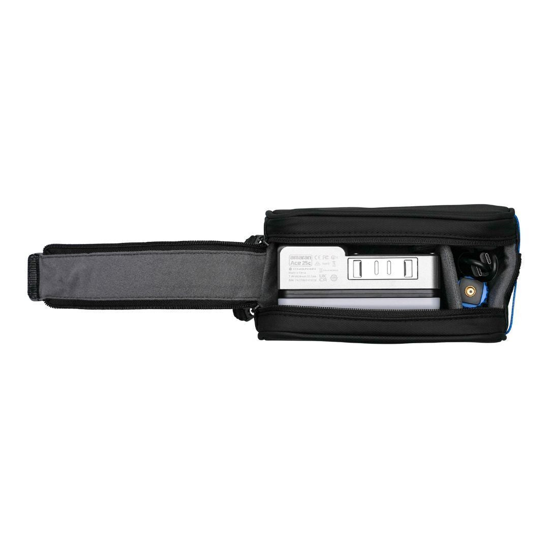 amaran Ace 25c Travel Ready Compact LED Light Creator Kit with Long-Lasting Battery (Silver)