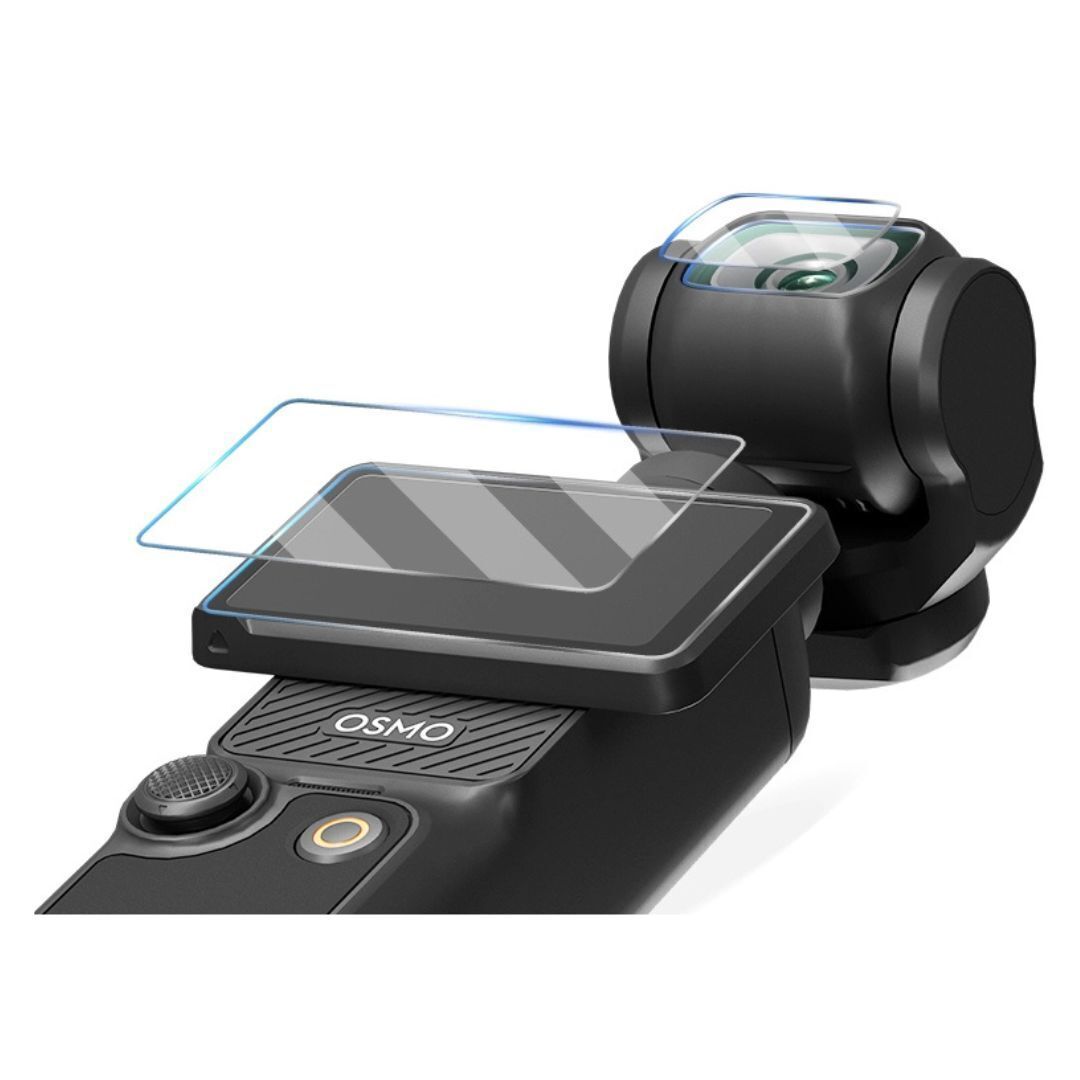 STARTRC Anti-Scratch Screen Tempered Film Glass Protector for DJI Osmo Pocket 3 Camera Lens (2-Pack)
