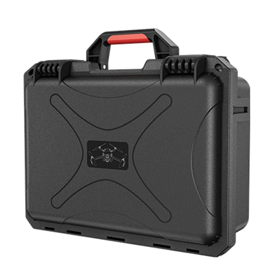 STARTRC Waterproof Carrying Case for DJI Mini 4 Pro and DJI RC 2 Drones with ABS Body (Black-Red)