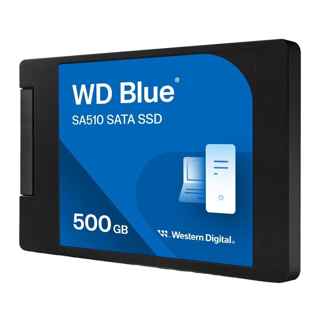 Western Digital Blue SA510 SATA SSD with 560MBPS Sequential Read and 2.5-Inch Cased Body (500GB)