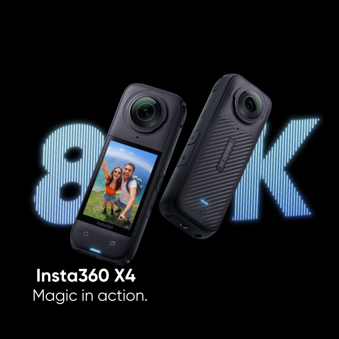 Insta360 X4 360 Degree 8K Camera with 128GB MicroSDXC Canvas Go Plus Memory Card Bundle