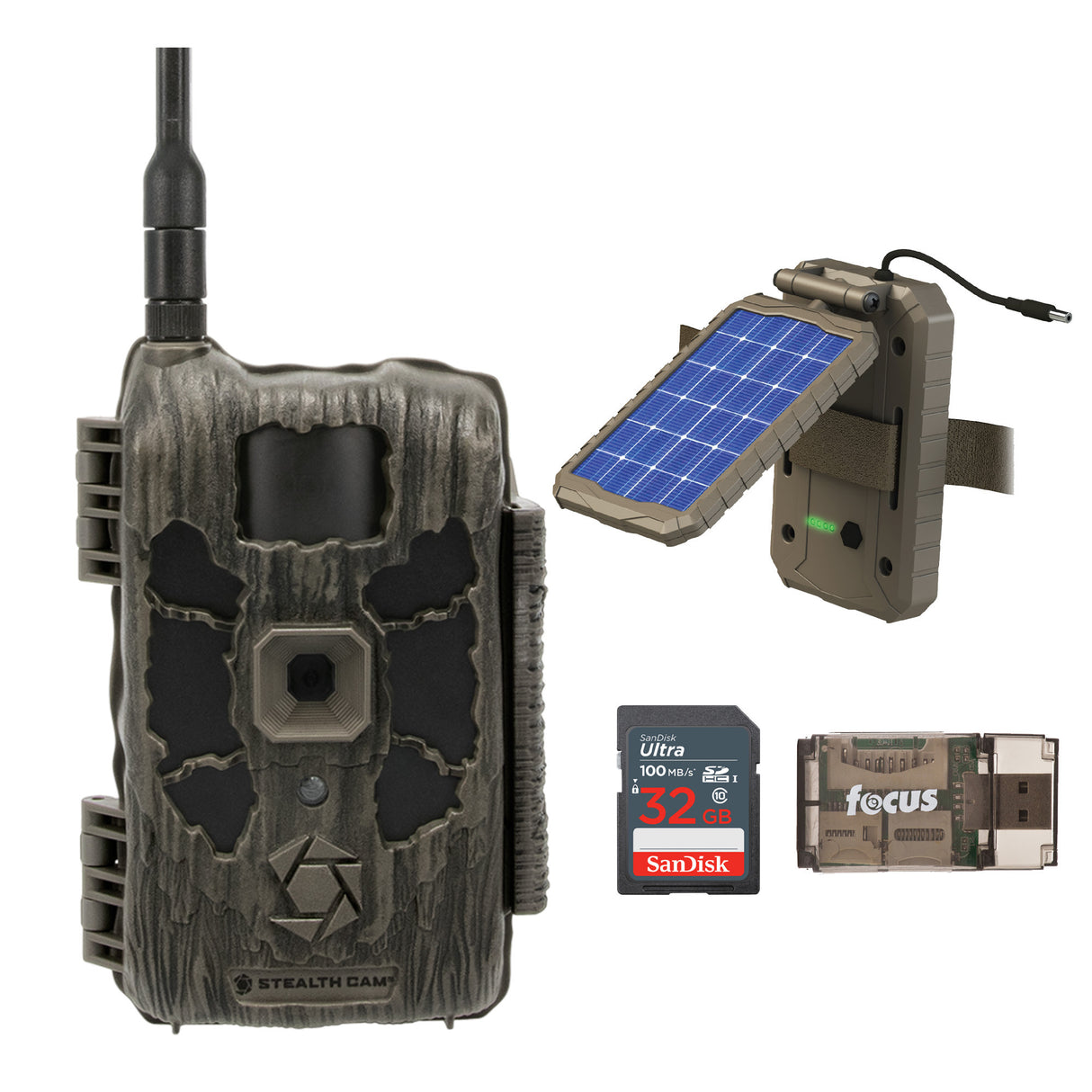Stealth Cam 40MP Deceptor Max Cellular Trail Camera with 0.4-Second Trigger Speed Bundle