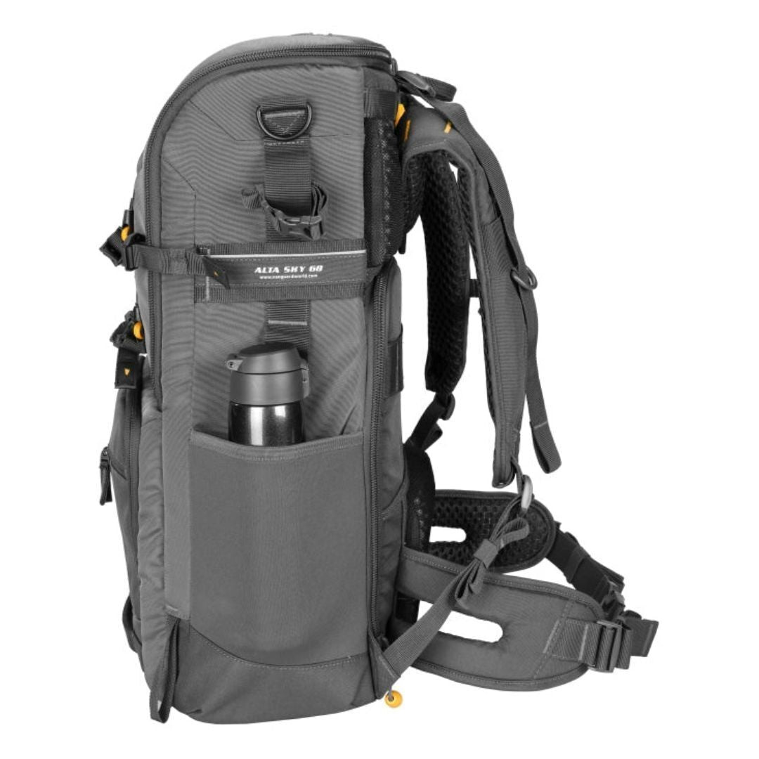 Vanguard Alta Sky 68 Large Camera Backpack with Padded Inserts and Ergonomic Design (Dark Gray)