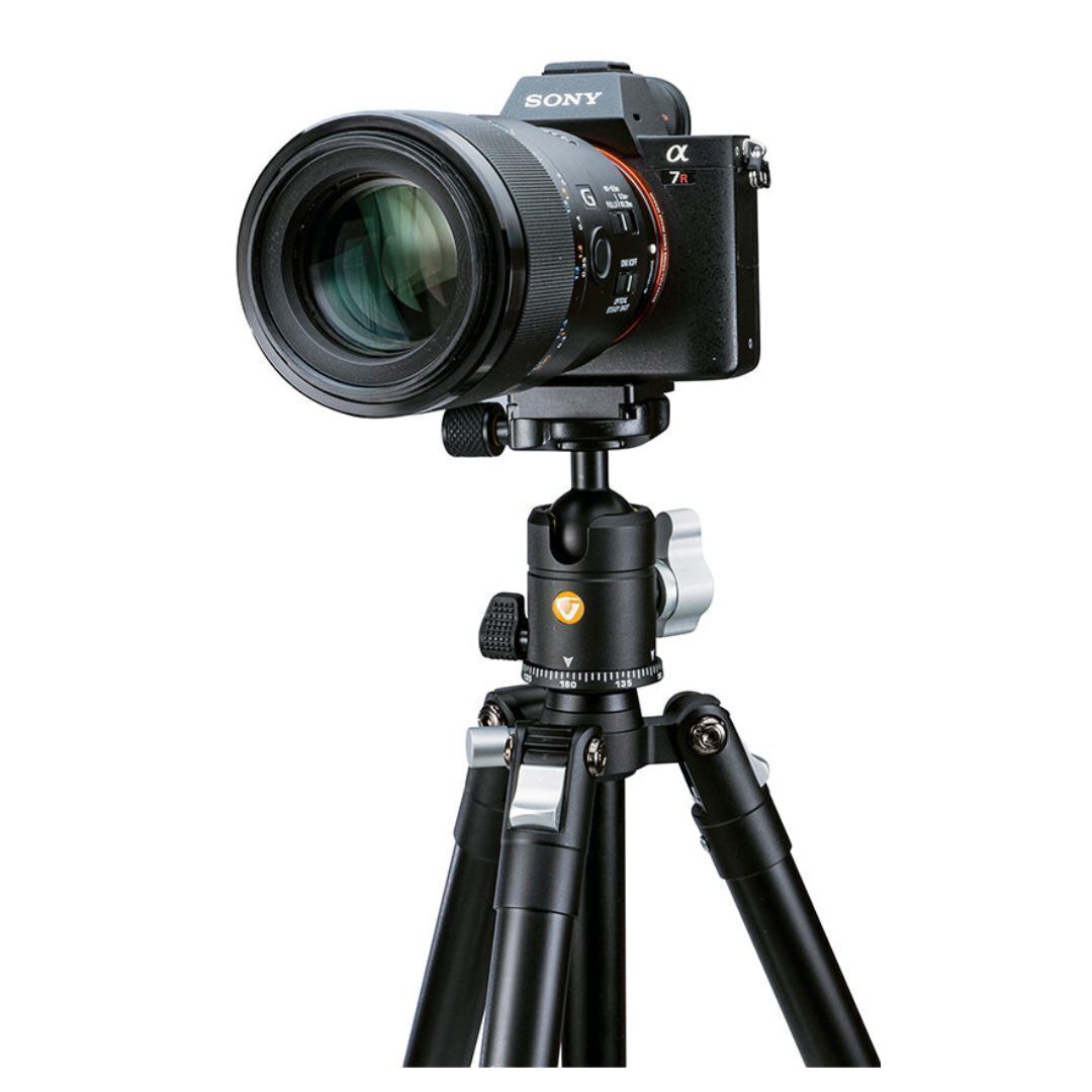 Vanguard Vesta FB 235AB Aluminum Tripod Kit with Quick Flip Leg Locks for Camera Kits (Black)