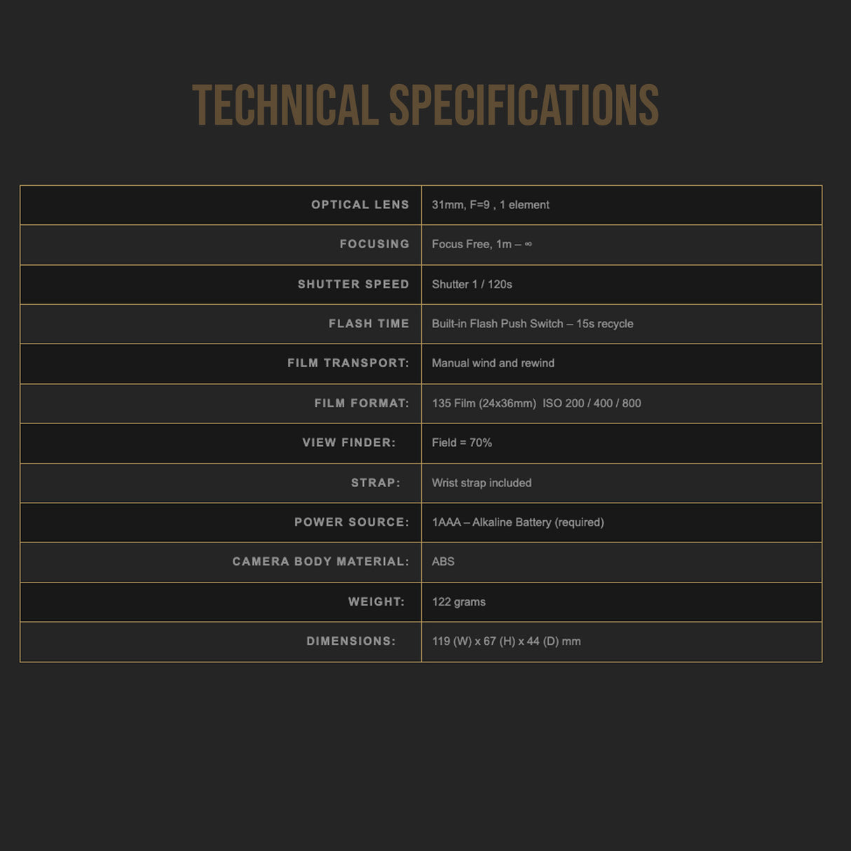 Ilford Sprite 35-II Reusable and Reloadable 35mm Analog Film Camera (Blue and Black) Bundle
