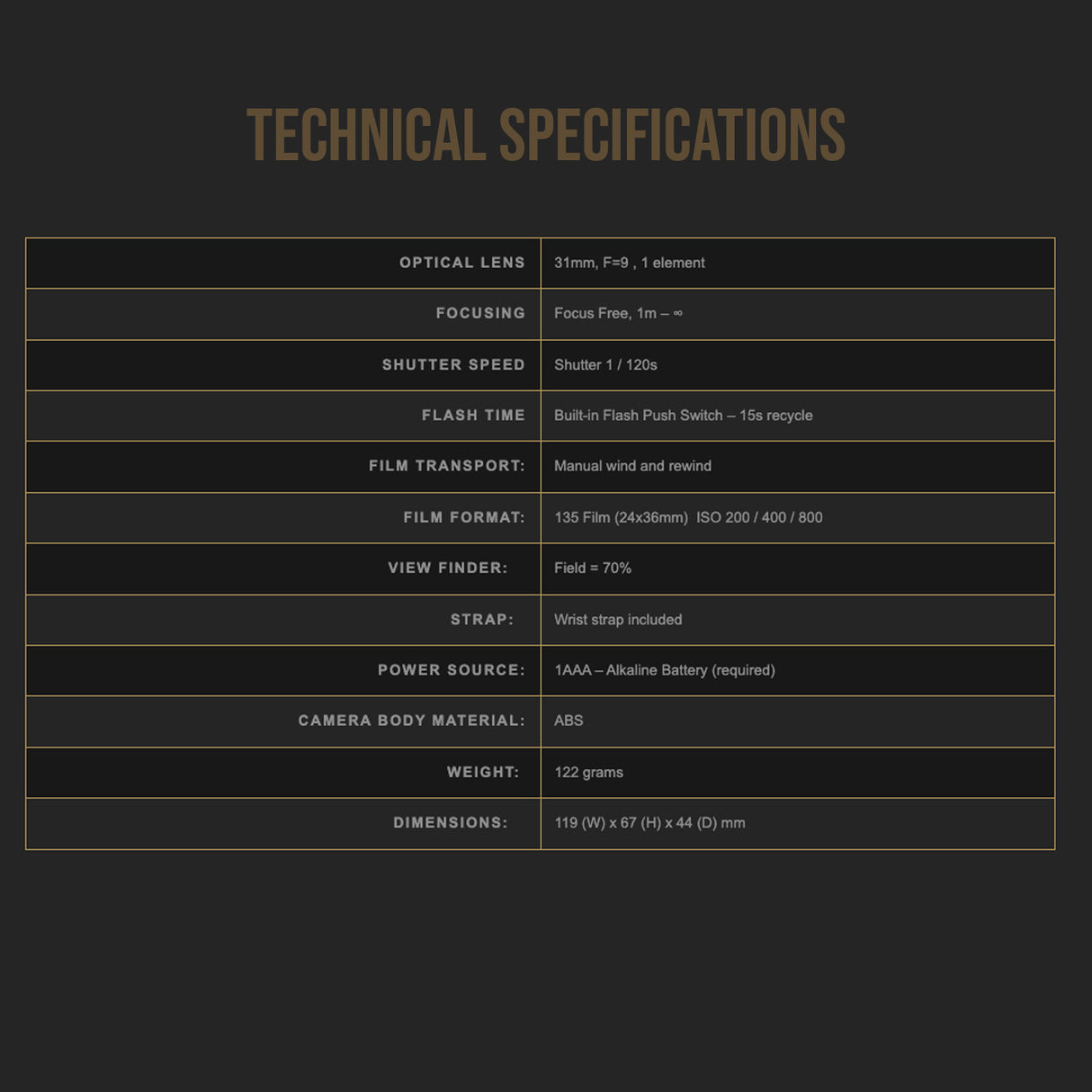 Ilford Sprite 35-II Reusable and Reloadable 35mm Analog Film Camera (Silver and Red) Bundle