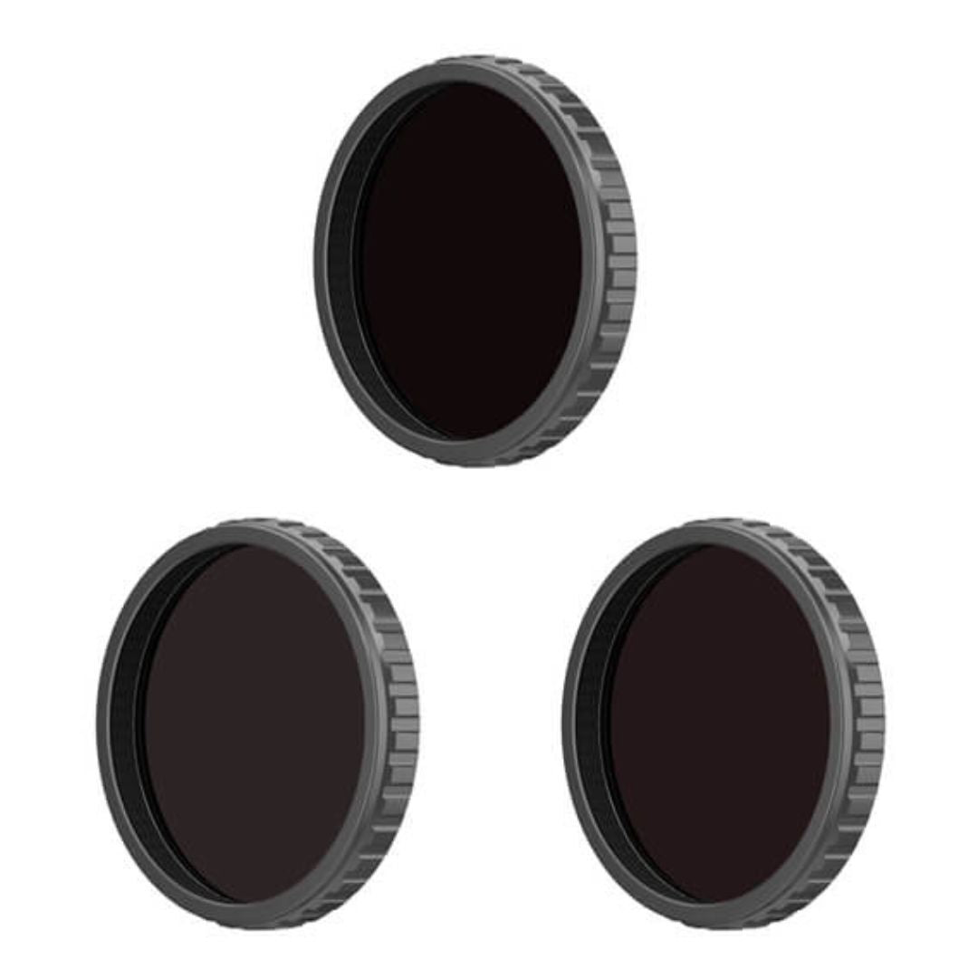 DJI Osmo Action ND Filter Set with Corning Gorilla Glass Construction (ND 8, 16, and 32)