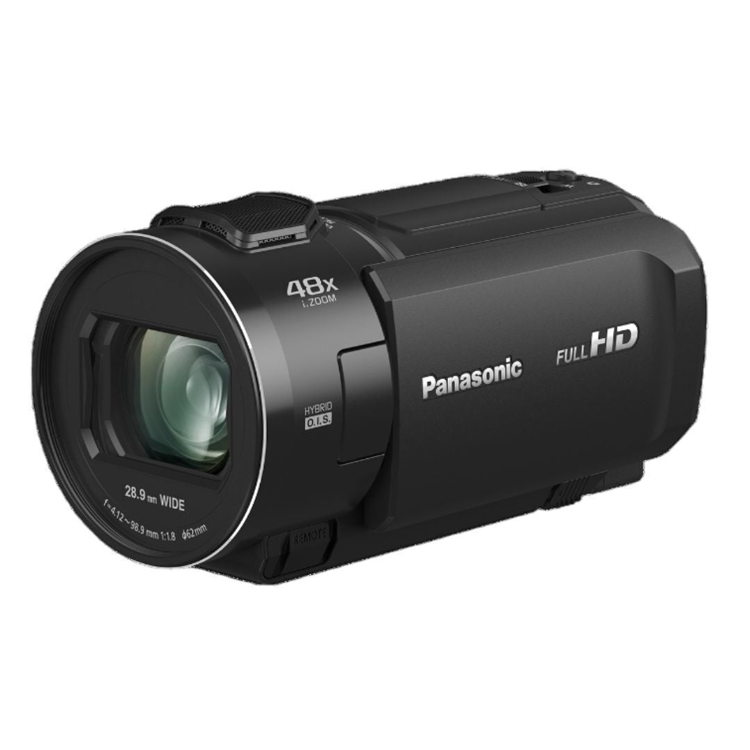 Panasonic V900 Full HD Camcorder 24x Optical Zoom, High-Precision AF, and 3-Inch LCD Display (Black)