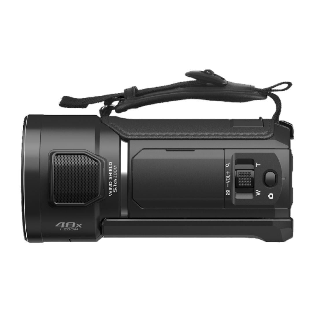 Panasonic V900 Full HD Camcorder 24x Optical Zoom, High-Precision AF, and 3-Inch LCD Display (Black)