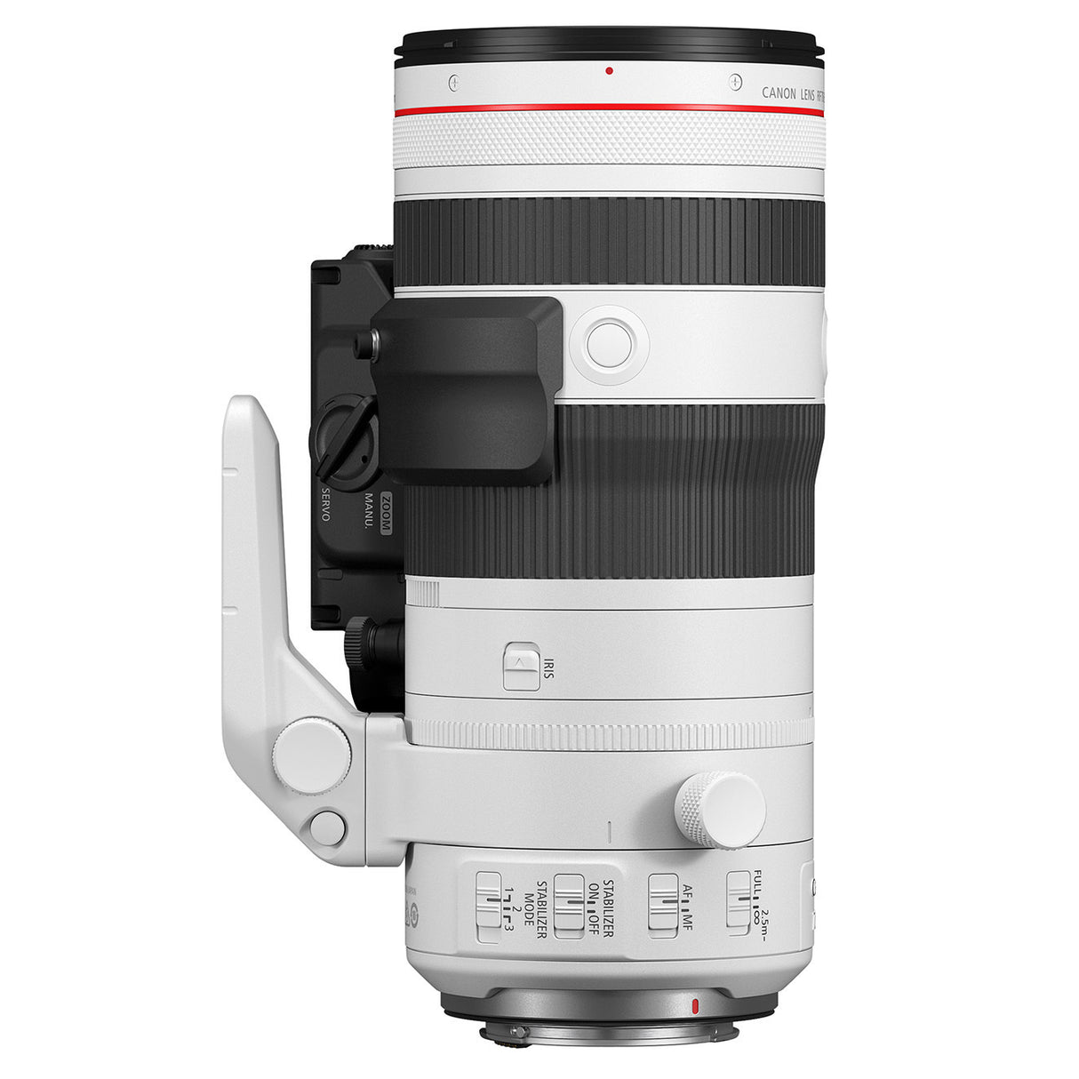 Canon RF 70-200mm f2.8 L IS USM Z Hybrid Zoom Lens with Iris Ring and Nano USM Motors (White)