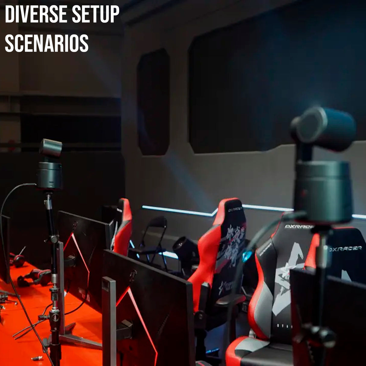 OBSBOT Tail Air AI-Powered 4K PTZ Streaming Camera with UHD Resolutions (Black) Bundle